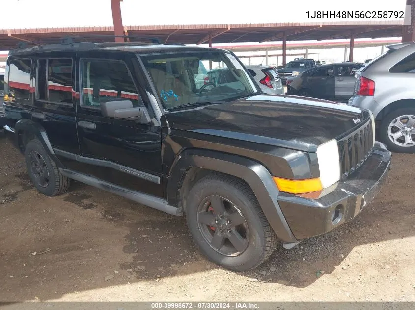 1J8HH48N56C258792 2006 Jeep Commander