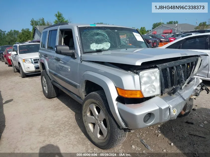 2006 Jeep Commander VIN: 1J8HG48N96C338373 Lot: 40061696