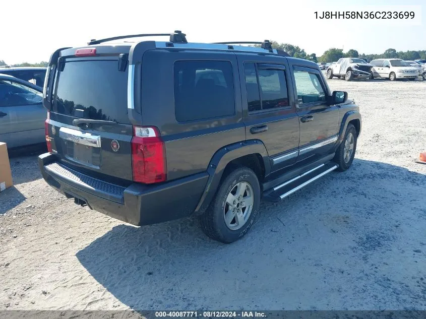 1J8HH58N36C233699 2006 Jeep Commander Limited