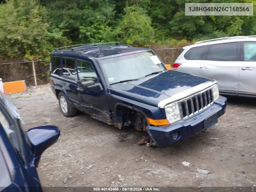 2006 Jeep Commander VIN: 1J8HG48N26C168566 Lot: 40143466