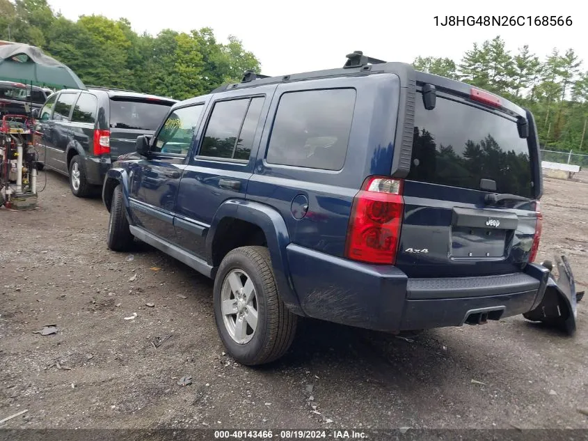 1J8HG48N26C168566 2006 Jeep Commander