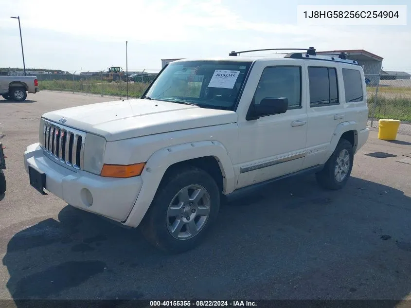 1J8HG58256C254904 2006 Jeep Commander Limited