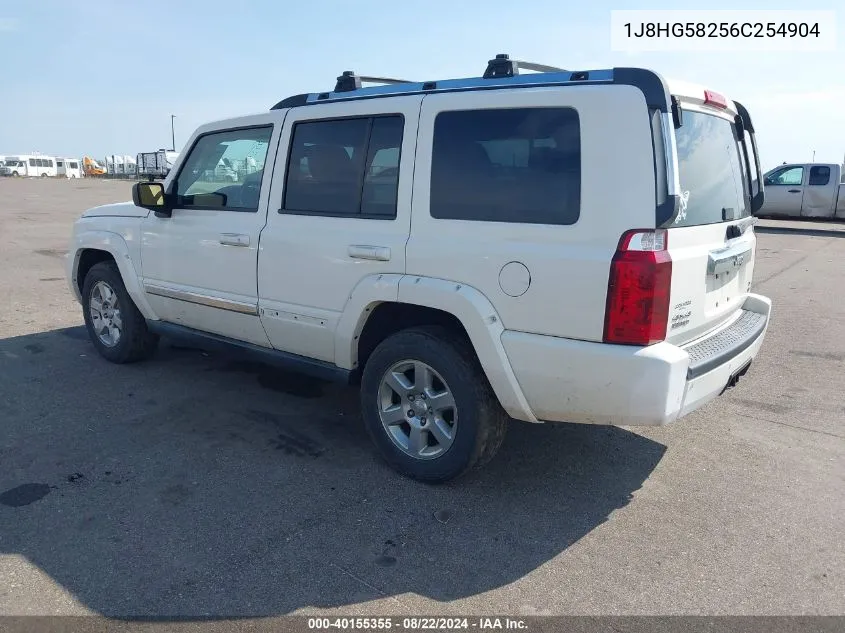 1J8HG58256C254904 2006 Jeep Commander Limited