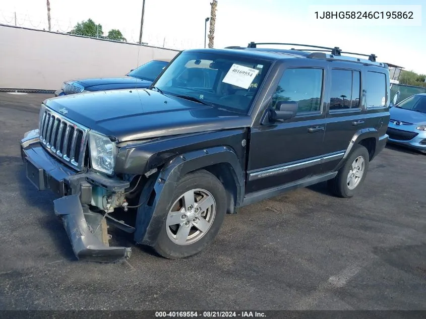 1J8HG58246C195862 2006 Jeep Commander Limited