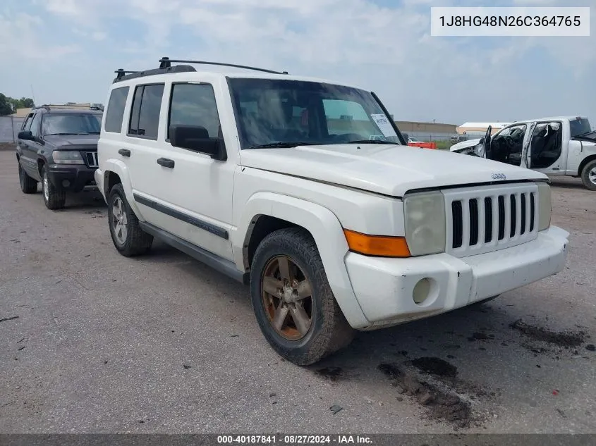 1J8HG48N26C364765 2006 Jeep Commander