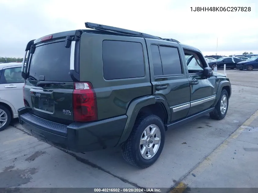 2006 Jeep Commander VIN: 1J8HH48K06C297828 Lot: 40216502