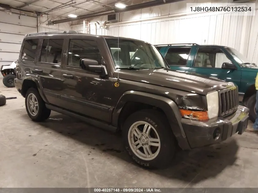 2006 Jeep Commander VIN: 1J8HG48N76C132534 Lot: 40257148