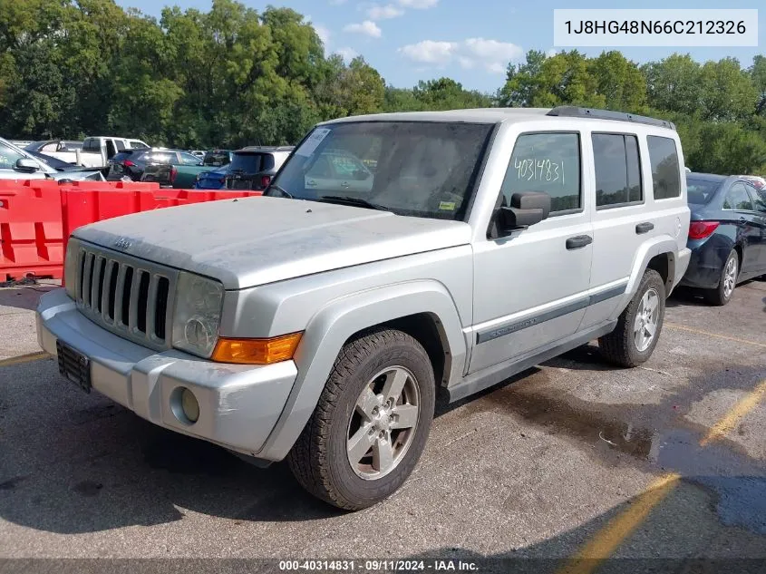 1J8HG48N66C212326 2006 Jeep Commander