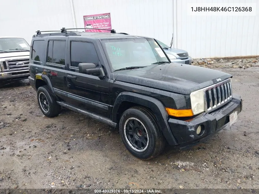 2006 Jeep Commander VIN: 1J8HH48K46C126368 Lot: 40329376