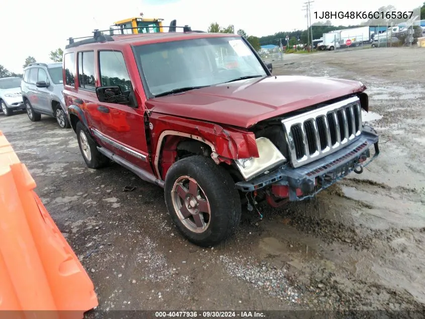 2006 Jeep Commander VIN: 1J8HG48K66C165367 Lot: 40477936