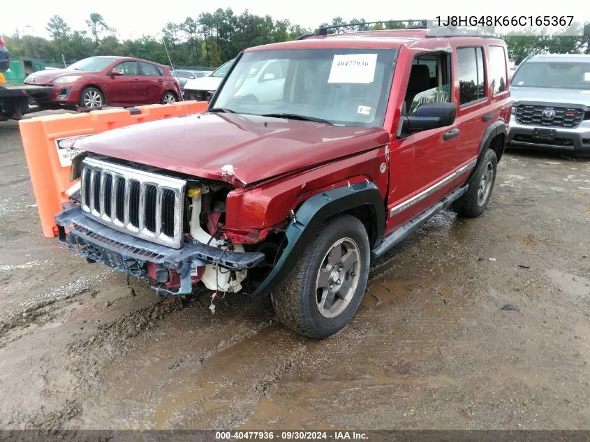 2006 Jeep Commander VIN: 1J8HG48K66C165367 Lot: 40477936