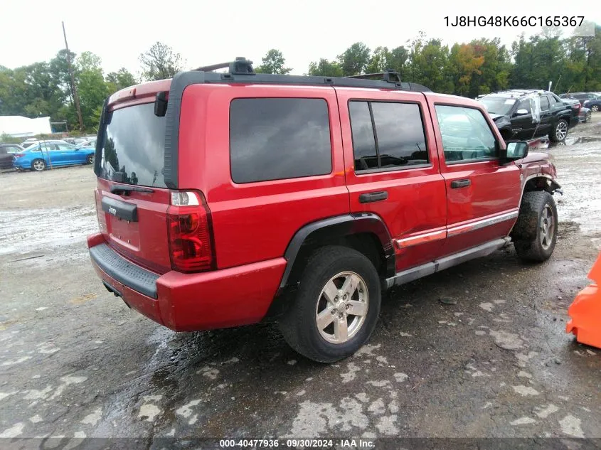 2006 Jeep Commander VIN: 1J8HG48K66C165367 Lot: 40477936