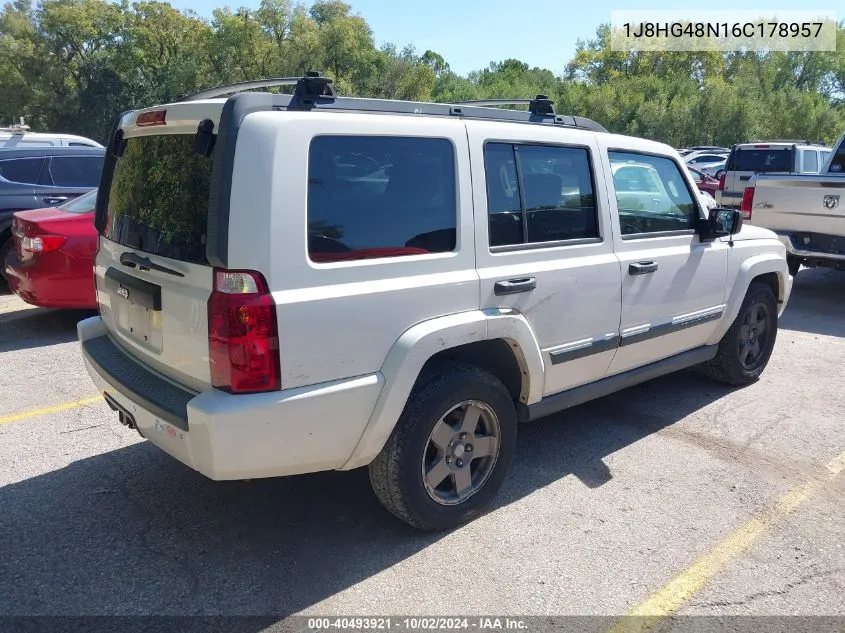 1J8HG48N16C178957 2006 Jeep Commander