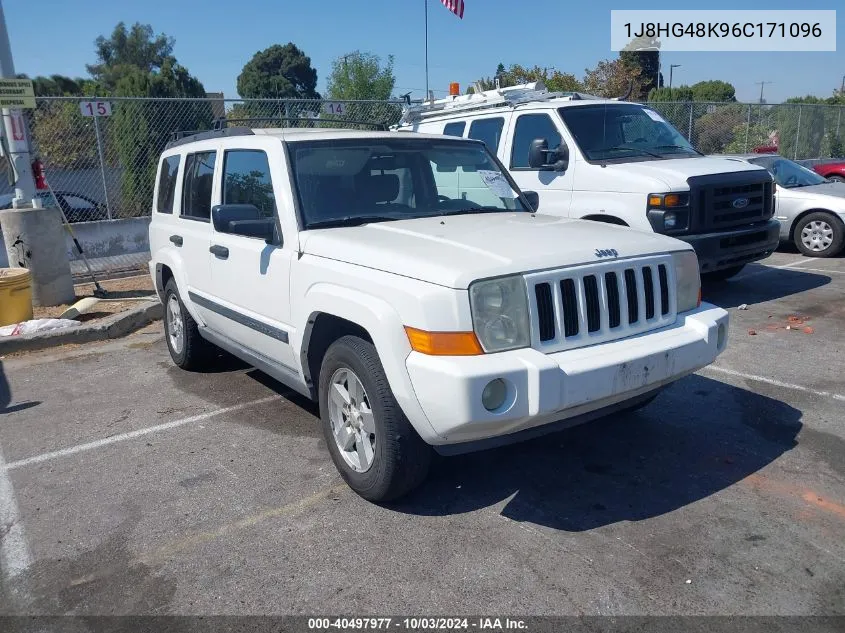 1J8HG48K96C171096 2006 Jeep Commander