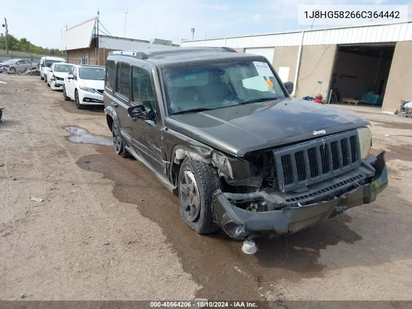 2006 Jeep Commander Limited VIN: 1J8HG58266C364442 Lot: 40564206