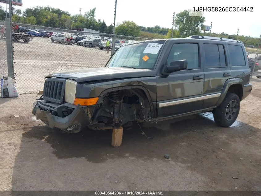 2006 Jeep Commander Limited VIN: 1J8HG58266C364442 Lot: 40564206