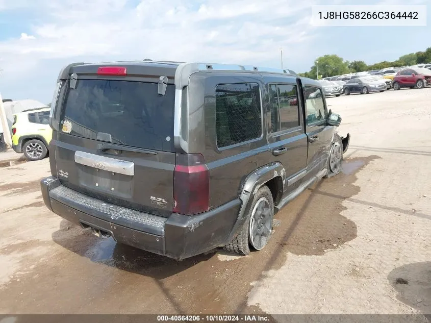 2006 Jeep Commander Limited VIN: 1J8HG58266C364442 Lot: 40564206