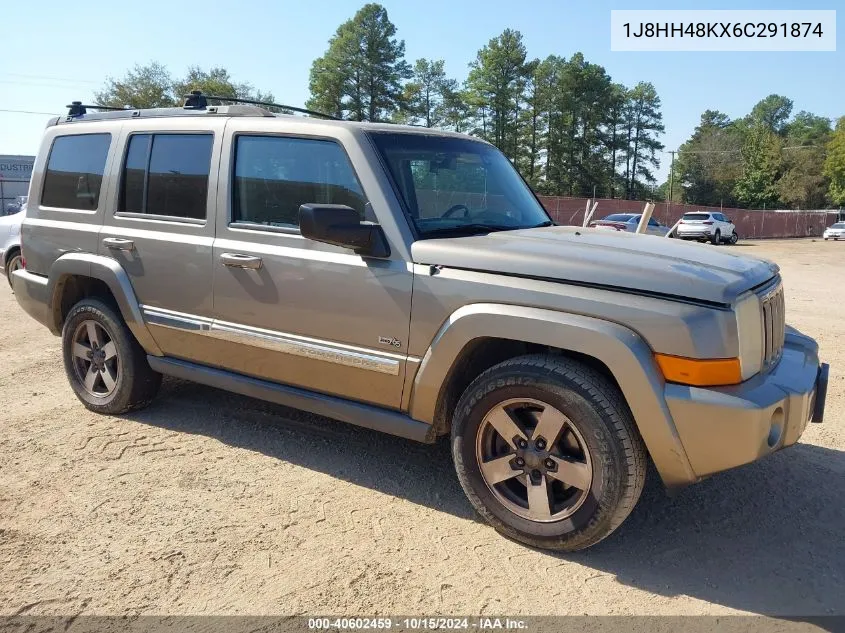 2006 Jeep Commander VIN: 1J8HH48KX6C291874 Lot: 40602459