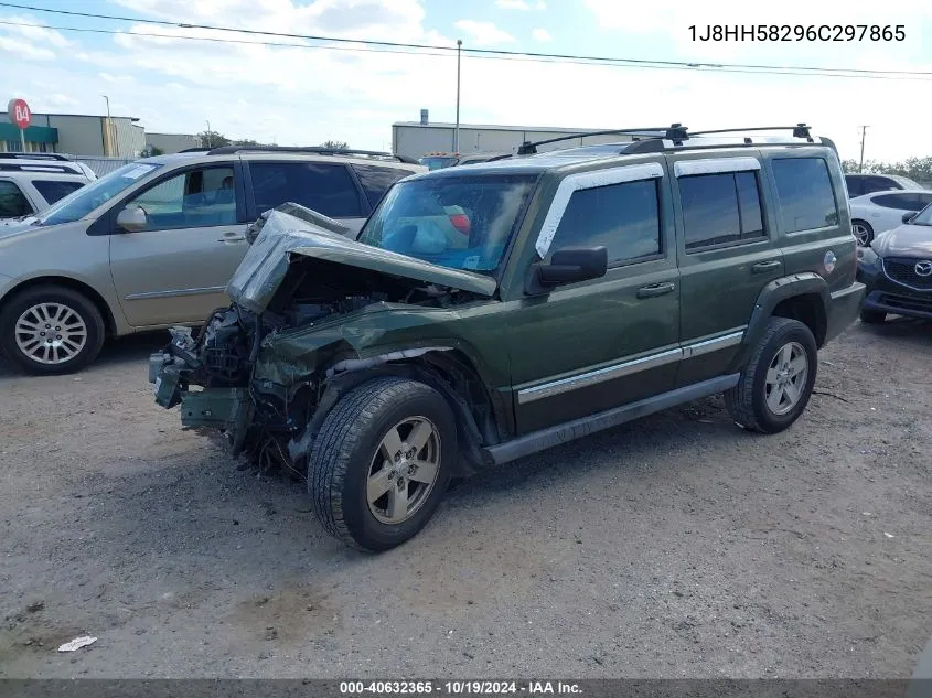 2006 Jeep Commander Limited VIN: 1J8HH58296C297865 Lot: 40632365