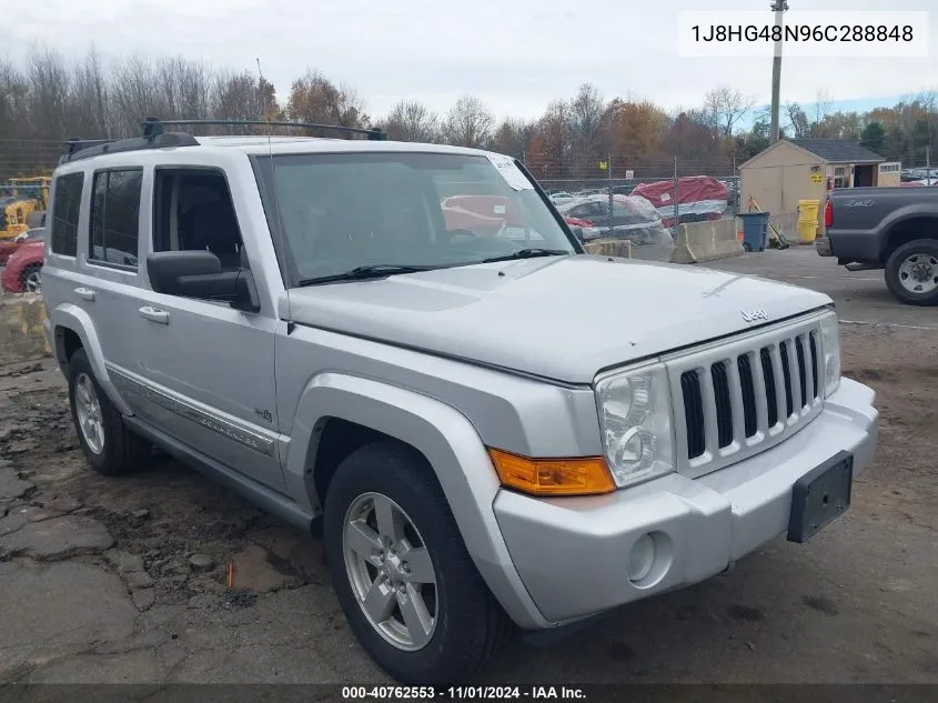 2006 Jeep Commander VIN: 1J8HG48N96C288848 Lot: 40762553