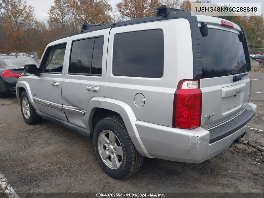 2006 Jeep Commander VIN: 1J8HG48N96C288848 Lot: 40762553