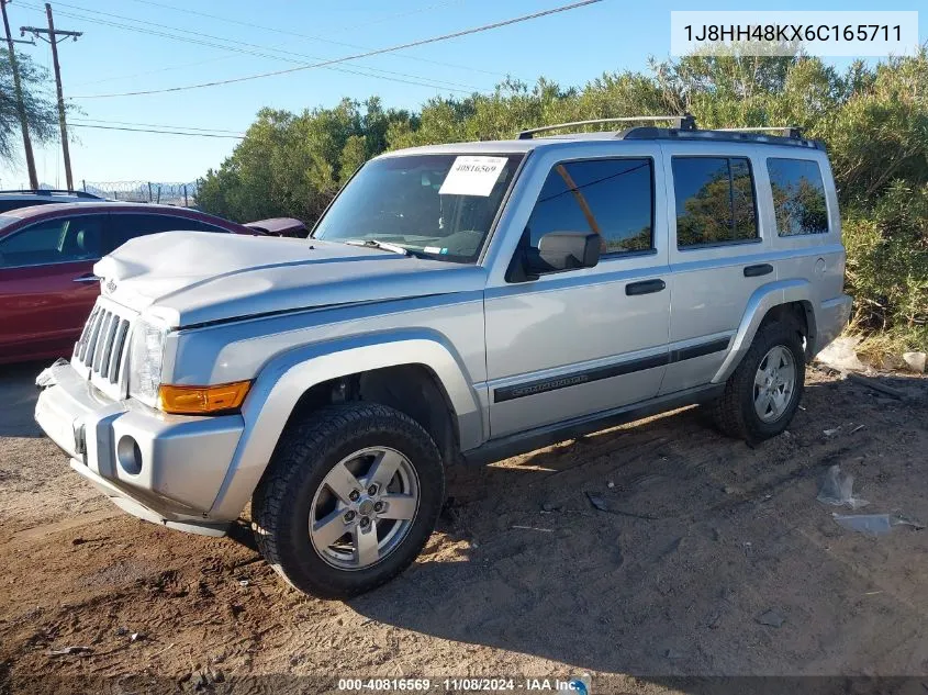 2006 Jeep Commander VIN: 1J8HH48KX6C165711 Lot: 40816569