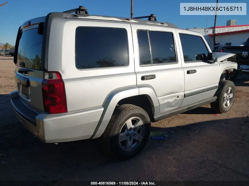 2006 Jeep Commander VIN: 1J8HH48KX6C165711 Lot: 40816569