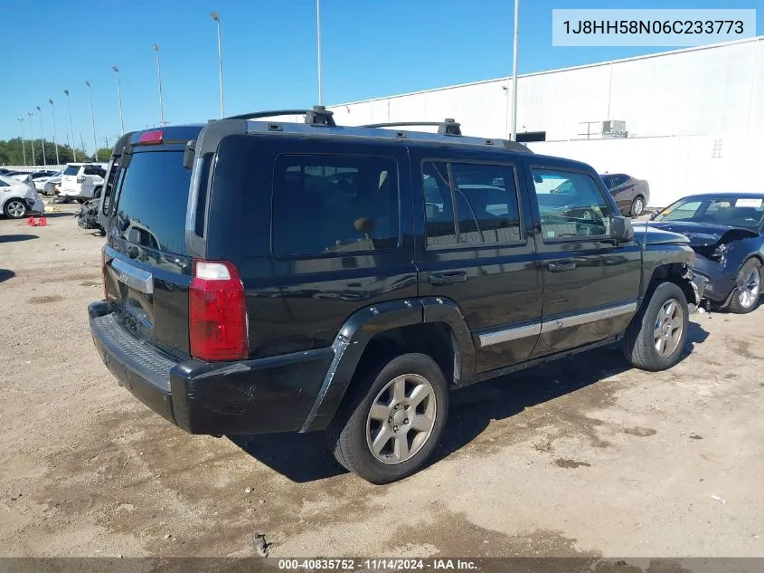 2006 Jeep Commander Limited VIN: 1J8HH58N06C233773 Lot: 40835752