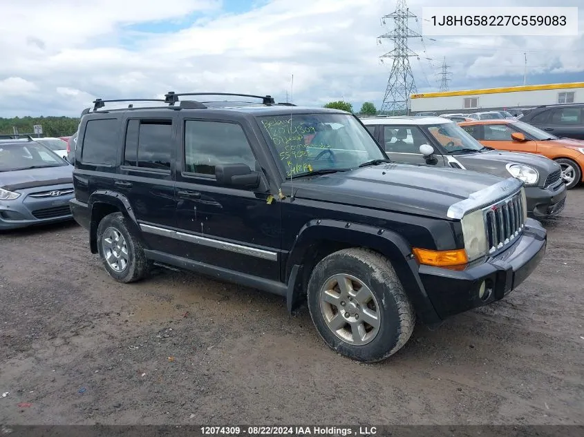 1J8HG58227C559083 2007 Jeep Commander Limited