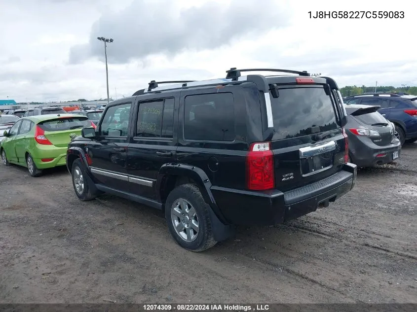 2007 Jeep Commander Limited VIN: 1J8HG58227C559083 Lot: 12074309