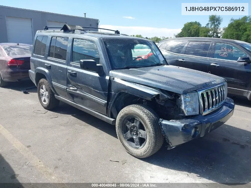 1J8HG48PX7C586912 2007 Jeep Commander Sport