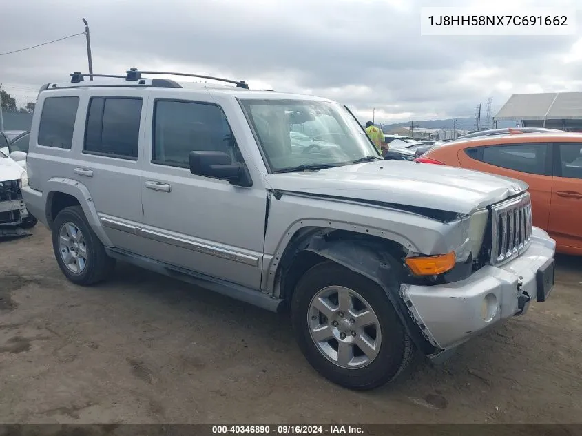 2007 Jeep Commander Limited VIN: 1J8HH58NX7C691662 Lot: 40346890