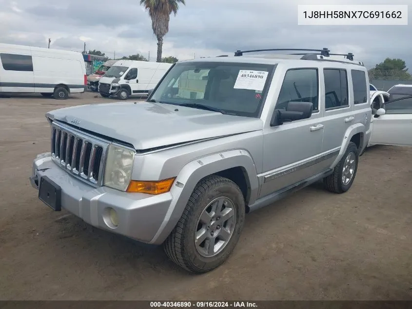 2007 Jeep Commander Limited VIN: 1J8HH58NX7C691662 Lot: 40346890