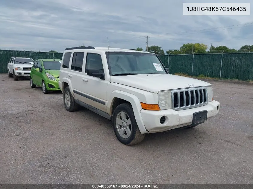 2007 Jeep Commander Sport VIN: 1J8HG48K57C546435 Lot: 40358167