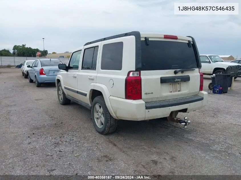 2007 Jeep Commander Sport VIN: 1J8HG48K57C546435 Lot: 40358167