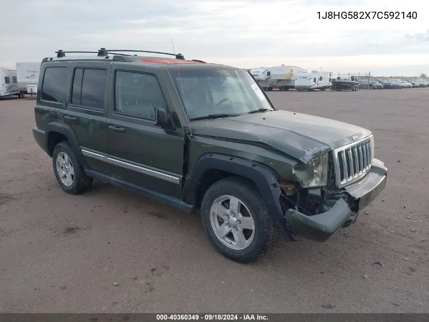 1J8HG582X7C592140 2007 Jeep Commander Limited