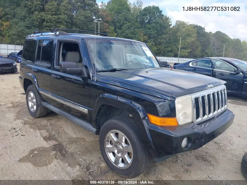 2007 Jeep Commander Limited VIN: 1J8HH58277C531082 Lot: 40378138