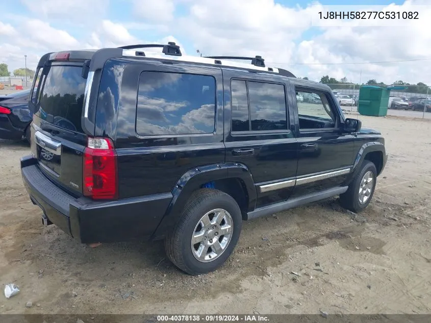 2007 Jeep Commander Limited VIN: 1J8HH58277C531082 Lot: 40378138