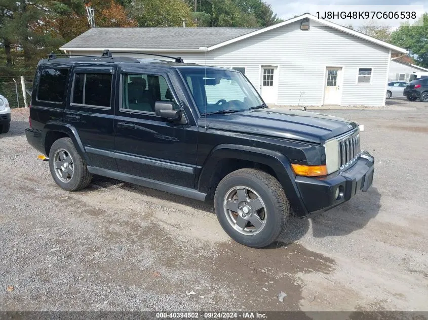 2007 Jeep Commander Sport VIN: 1J8HG48K97C606538 Lot: 40394502