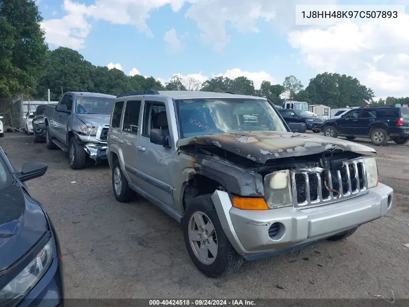 2007 Jeep Commander Sport VIN: 1J8HH48K97C507893 Lot: 40424518