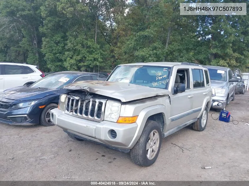 2007 Jeep Commander Sport VIN: 1J8HH48K97C507893 Lot: 40424518