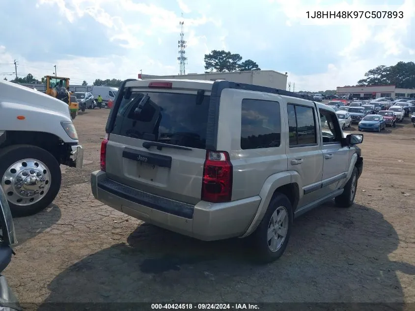 2007 Jeep Commander Sport VIN: 1J8HH48K97C507893 Lot: 40424518