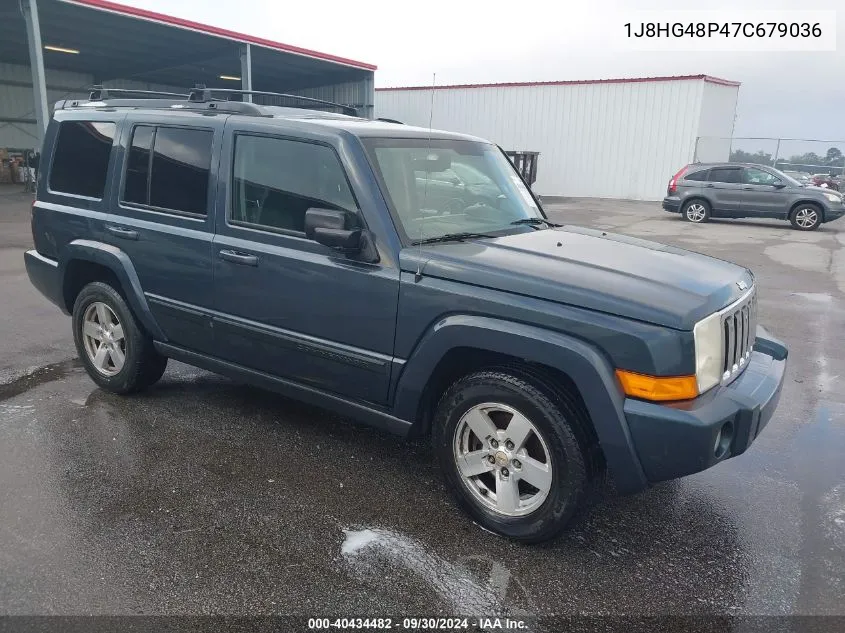 2007 Jeep Commander Sport VIN: 1J8HG48P47C679036 Lot: 40434482