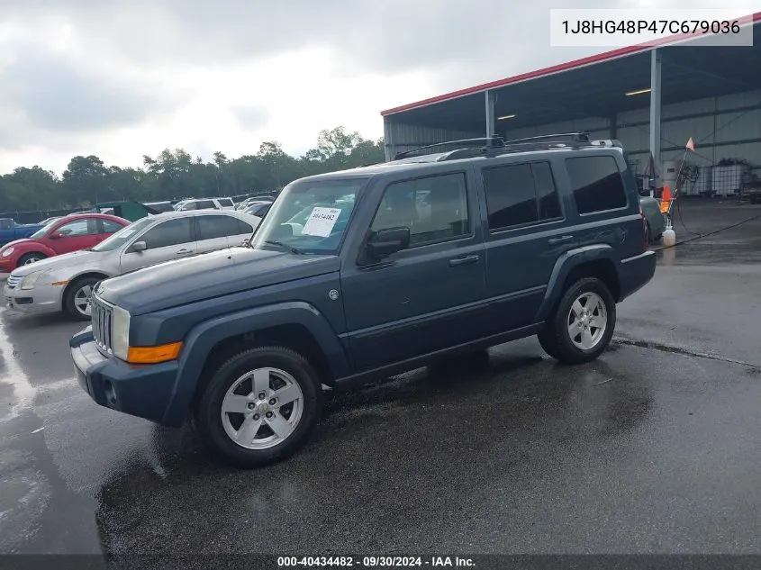 2007 Jeep Commander Sport VIN: 1J8HG48P47C679036 Lot: 40434482