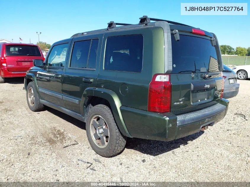 2007 Jeep Commander Sport VIN: 1J8HG48P17C527764 Lot: 40495446