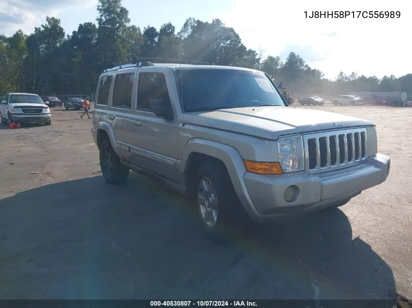 2007 Jeep Commander Limited VIN: 1J8HH58P17C556989 Lot: 40530807