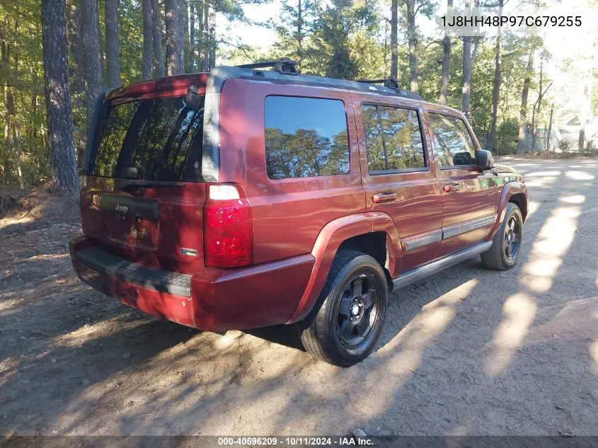 2007 Jeep Commander Sport VIN: 1J8HH48P97C679255 Lot: 40596209