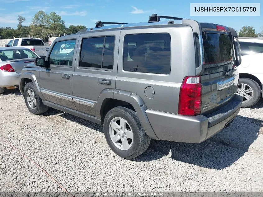 2007 Jeep Commander Limited VIN: 1J8HH58PX7C615750 Lot: 40647377