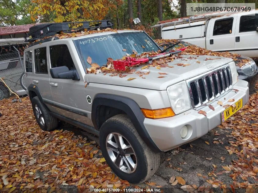 2007 Jeep Commander VIN: 1J8HG48P67C678969 Lot: 40757009