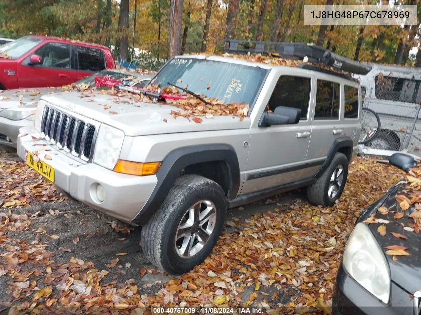 2007 Jeep Commander VIN: 1J8HG48P67C678969 Lot: 40757009